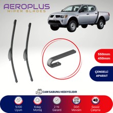 Aeroplus Mitsubishi L 200 2006-2014 Muz Silecek Takımı