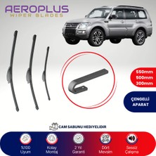 Aeroplus Mitsubishi Pajero 2009-2015 Ön Arka Muz Silecek Takımı