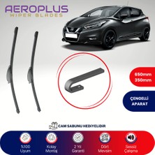 Aeroplus Nissan Micra K14 2017-2024 Muz Silecek Takımı