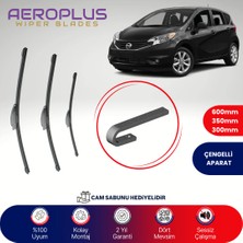 Aeroplus Nissan Note 2014-2019 Ön Arka Muz Silecek Takımı