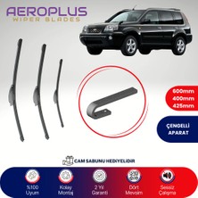 Aeroplus Nissan X-Trail 2000-2007 Ön Arka Muz Silecek Takımı