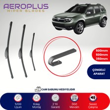 Aeroplus Dacia Duster 2012-2014 Ön Arka Muz Silecek Takımı