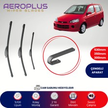 Aeroplus Daihatsu YRV 2000-2005 Ön Arka Muz Silecek Takımı