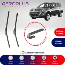 Aeroplus Peugeot 4007 2007-2012 Muz Silecek Takımı