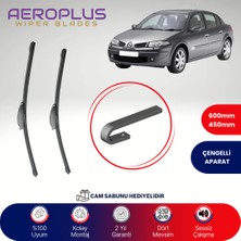 Aeroplus Renault Megane 2 2002-2005 Muz Silecek Takımı