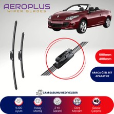Aeroplus Renault Megane 3 CC 2010-2016 Muz Silecek Takımı