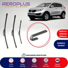 Aeroplus Kia Sportage 2010-2015 Ön Arka Muz Silecek Takımı