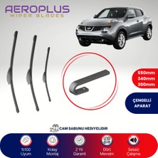 Aeroplus Nissan Juke 2010-2017 Ön Arka Muz Silecek Takımı