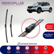 Aeroplus Peugeot 2008 2013-2018 Muz Silecek Takımı