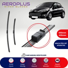 Aeroplus Peugeot 207 2006-2012 Muz Silecek Takımı