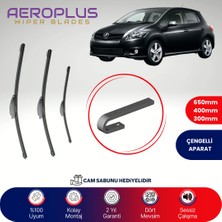Aeroplus Toyota Auris 2006-2012 Ön Arka Muz Silecek Takımı
