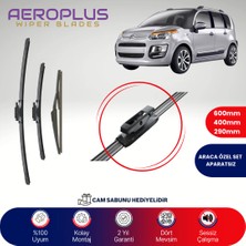 Aeroplus Citroen C3 Picasso 2010-2017 Ön Arka Muz Silecek Takımı