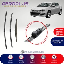 Aeroplus Opel Astra J 2009-2020 Ön Arka Muz Silecek Takımı