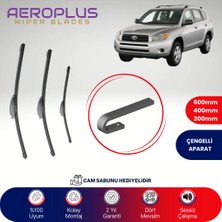 Aeroplus Toyota RAV4 2005-2012 Ön Arka Muz Silecek Takımı