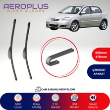 Aeroplus Toyota Corolla HB 2001-2006 Muz Silecek Takımı