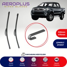 Aeroplus Toyota Hilux 2005-2015 Muz Silecek Takımı