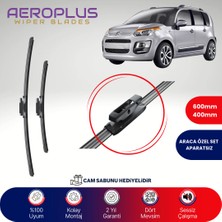 Aeroplus Citroen C3 Picasso 2010-2017 Muz Silecek Takımı