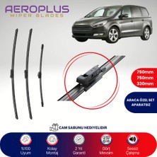 Aeroplus Ford Galaxy 2015-2018 Ön Arka Muz Silecek Takımı