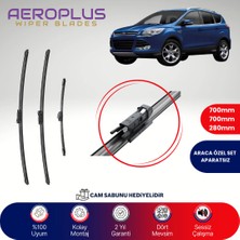 Aeroplus Ford Kuga 2012-2020 Ön Arka Muz Silecek Takımı