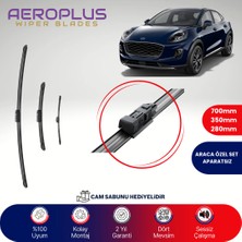 Aeroplus Ford Puma 2019-2025 Ön Arka Muz Silecek Takımı