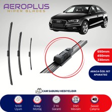 Aeroplus Audi A3 2013-2020 Ön Arka Muz Silecek Takımı