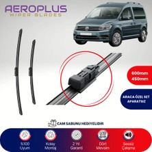 Aeroplus VW Caddy 2017-2020 Muz Silecek Takımı