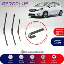 Aeroplus Honda Jazz 2015-2020 Ön Arka Muz Silecek Takımı