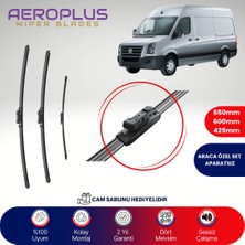 Aeroplus VW Crafter 2006-2016 Ön Arka Muz Silecek Takımı