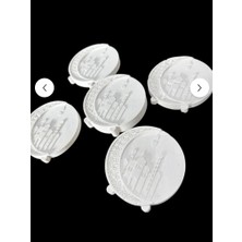 Ramazan Islami Temalı 5 Adet Taş Boyama Ayaklı Küre Etkinlik Workshop Dıy