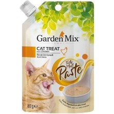 Üreticiniz Garden Mix Tavuk Etli Ezme Sıvı Kedi Ödül Maması 1 Adet 80 gr 481348