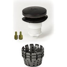 Evrensel Parmak Dokunuşu (Uç Burun, Ayakla Çalışan) Banyo Küveti/küvet Tahliye Tıkacı 3/8 Inç ve 5/16 Inç Bağlantı Elemanları Içerir