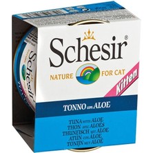 Üreticiniz Schesir Kitten Ton Balıklı ve Aloeveralı Yavru Konserve Kedi Maması 1 Adet 85 gr 481