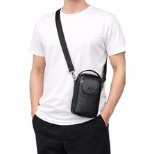 Derise Club Erkek Kapaklı Çok Bölmeli El ve Omuz Çantası