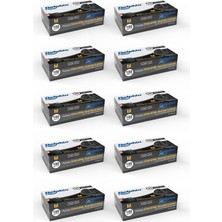 Dolphin Siyah Çok Amaçlı Nitril Muayene Eldiveni M Beden | 10 Paket - MDR