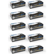 Dolphin Siyah Çok Amaçlı Nitril Muayene Eldiveni L Beden | 10 Paket - MDR