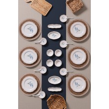 Rubi Porselen Porselen Kahvaltı Takımı 12 Kişilik 52 Parça – Günlük ve Şık Kullanım - Alen - 1.kalite Porselen