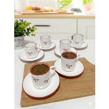 Şura Mutfak 6 Kişilik Handmade Kahve Fincan Takımı 12 Parça