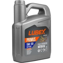 Lubex Primus Ec Plus 5W30 4 Lt Tam Sentetik Motor Yağı