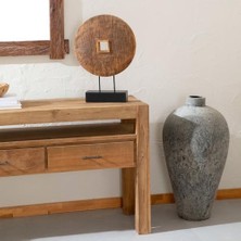 Tenggara Standlı Dekoratif Obje 44 cm Natural