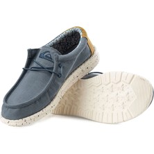Quiksilver Comfort Mavi Erkek Ayakkabı Düz Tabanlı Modern Tasarım ile Günlük Kullanım İçin