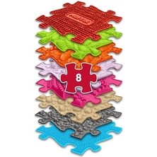 Muffık MFK-020-1 Medium 1 Orta Boy Duyusal Motor Yapboz Matı Çocuklar Için, Bebekler Için Duyusal Oyun Matı, Yetişkinler Için Masaj Yapboz Zemini 105 x 55 cm