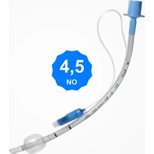 Sağlıklı Yaşam Endotrakeal Tüp (Entübasyon Tüpü) Spiralli Balonlu No: 4,5