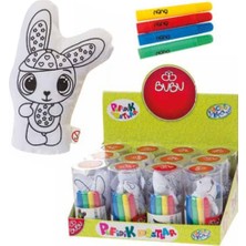 Bubu Pufidik Dostlar Alışveriş Seti 1 Adet Pufidik Maskot ve 4 Renk Keçeli Kalem 3 Yaş ve Üstü