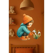 Aysha Tasarım Dekoratif Duvar Sticker – Sonbahar Temalı Kız Çocuk Odası Duvar Sticker