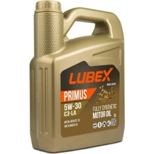Lubex Primus C3-La 5W30 5 Lt Tam Sentetik Motor Yağı