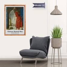 Akıllı Kağıt Kaplumbağa Terbiyecisi Tablo - Poster Dünyaca Ünlü ( Model-15)