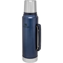 Stanley Classic Legendary Vakumlu Çelik Termos, Gece Mavisi (Nightfall), 1 Litre