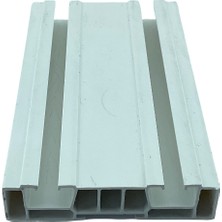 MorPerde Ikili Korniş Pvc Perde Rayı