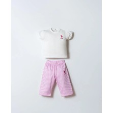 U.S. Polo Assn. U.s. Polo Assn Kız Bebek  2 Li T-Şhirt Takım Beyaz
