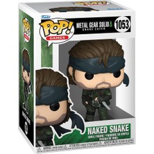 Funko Pop Oyunları: Metal Gear - Çıplak Katı Yılan - Metal Gear Solid - Koleksiyon Vinil Figür - Hed
